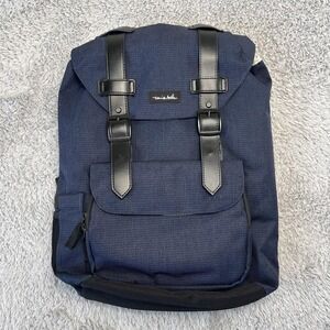 Travis Mathew Sunderland Backpack Navy Blue Laptop Magnet Latch Travel Modern